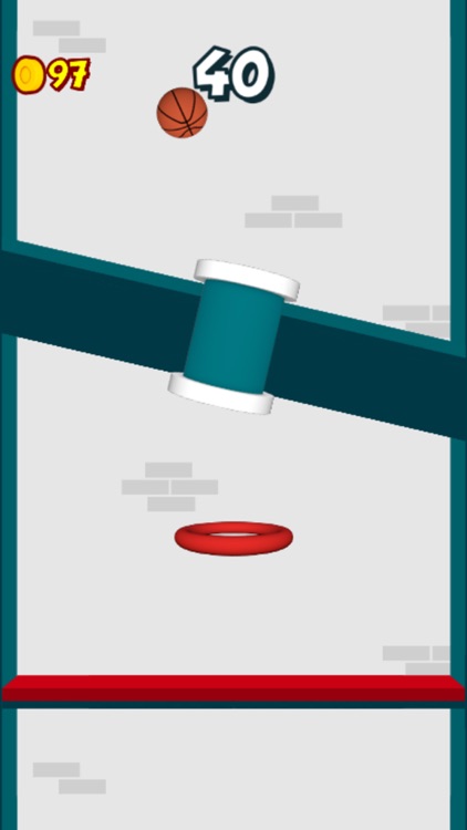 Dunk The Hoops - Bouncy Ball screenshot-3