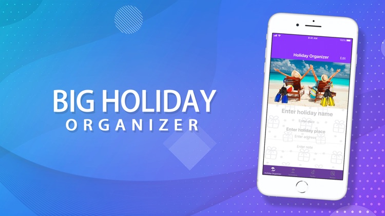 Big Holiday - Organizer