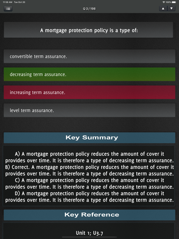 CeMAP 1 Mortgage Advice Exam screenshot 4
