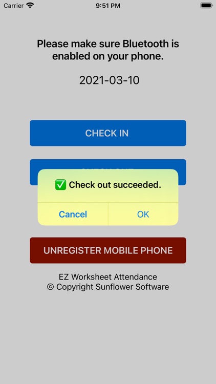 EZ Worksheet Attendance