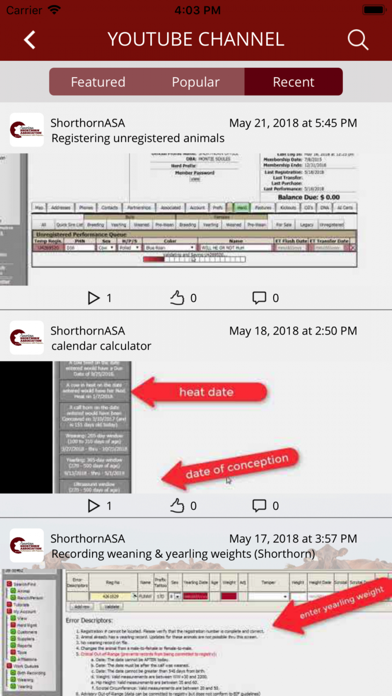 American Shorthorn Association screenshot 4