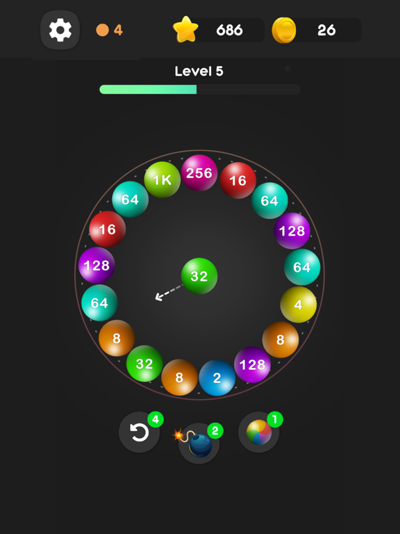 Roll Merge Balls 2048 Puzzle screenshot 3