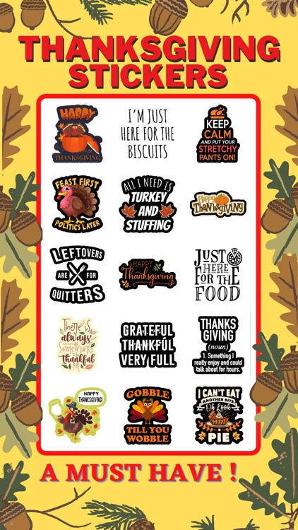 Thanksgiving Stickers ^_^