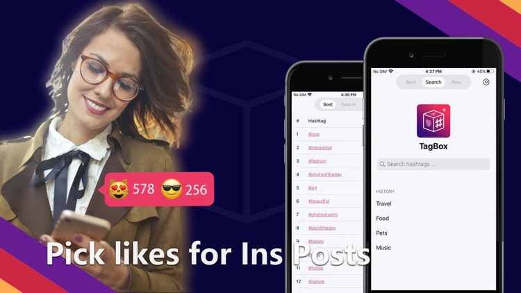 TagBox for followers' repost