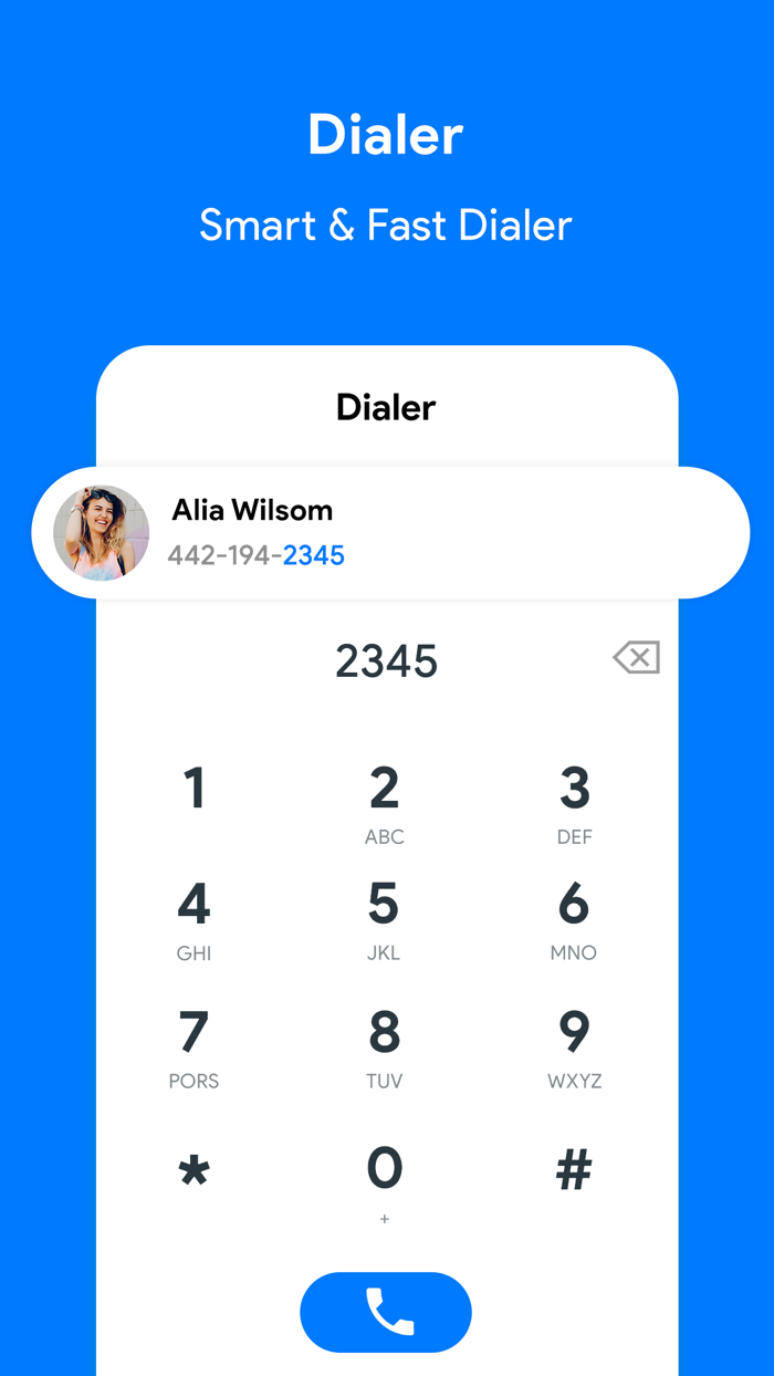 Contacts  dialer