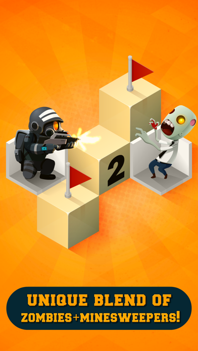 Zombie Sweeper: Action Puzzle screenshot 2