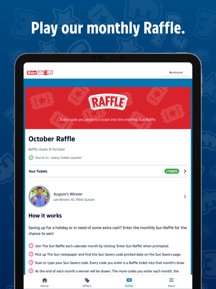 Sun Savers - Treats  Rewards