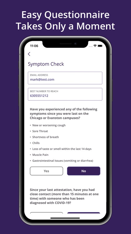 Symptom Tracker: Northwestern screenshot-3