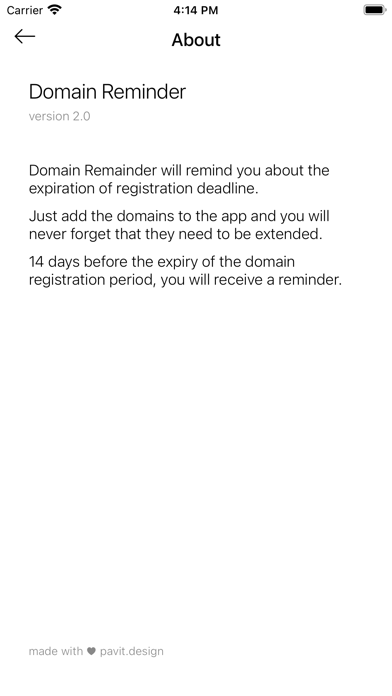 Domain Reminder screenshot 4