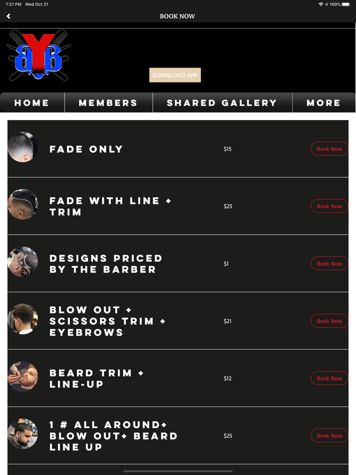 BOOK YOUR BARBER APP