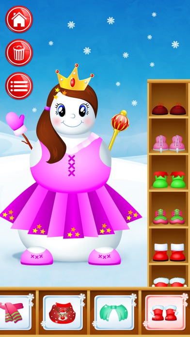 How to cancel & delete 123 Kids Fun Snowman - Make a Snowman free game from iphone & ipad 1