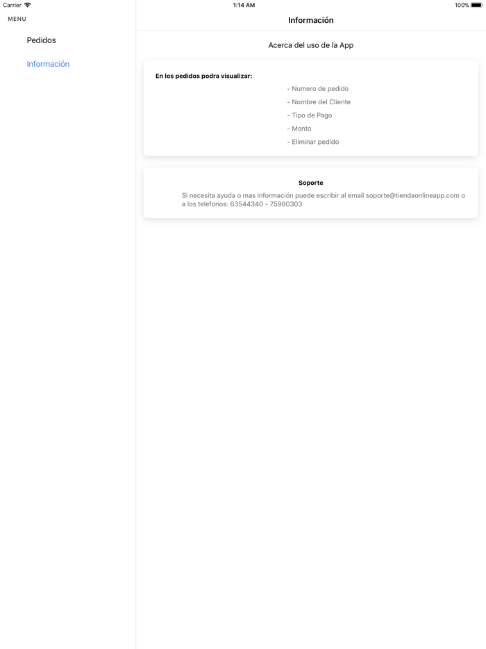 Notificacion Tienda Online App