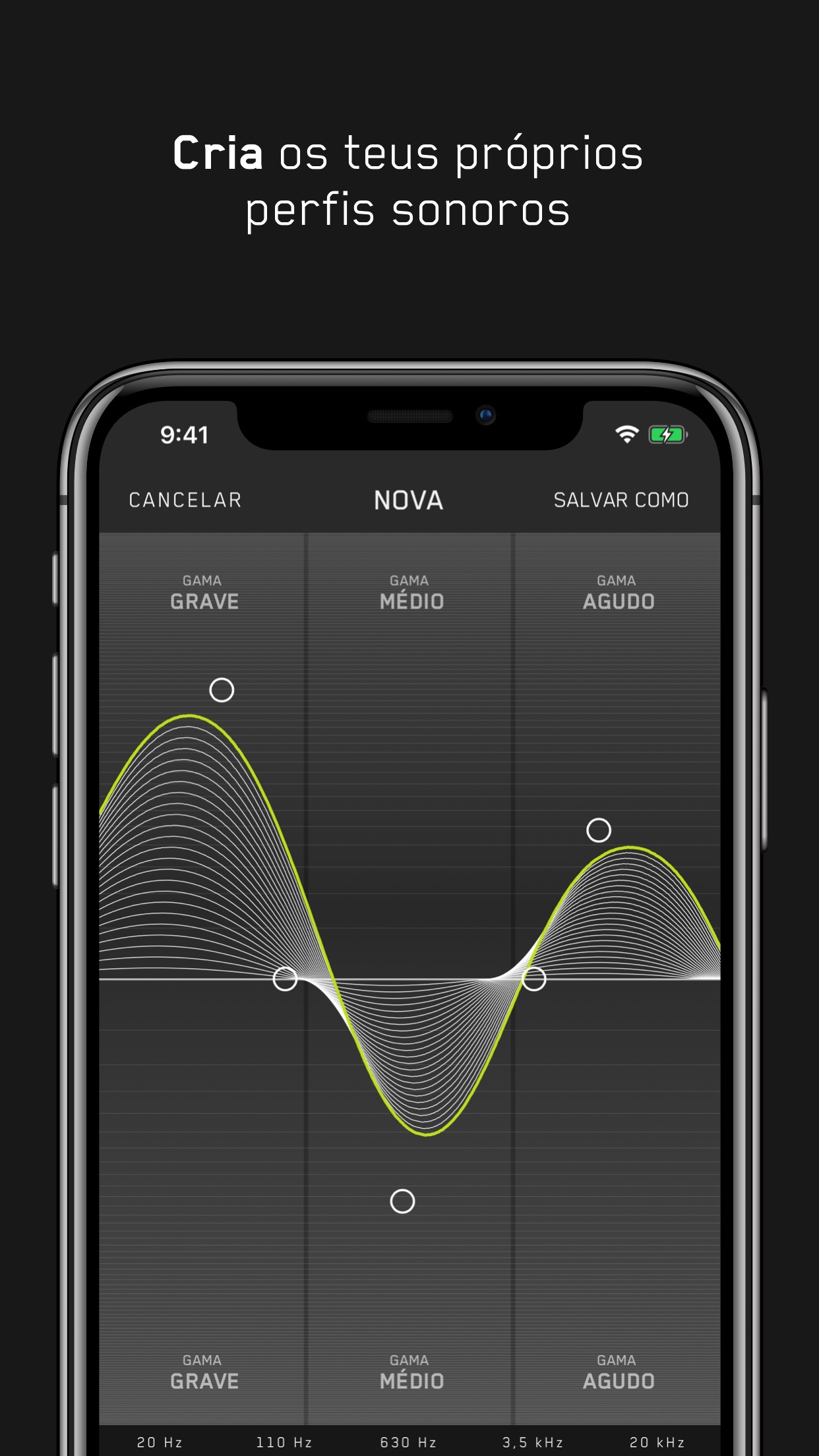 Screenshot do app Jaybird MySound