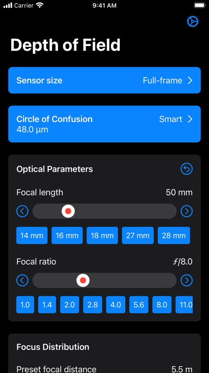 Depth of Field Estimator screenshot-4