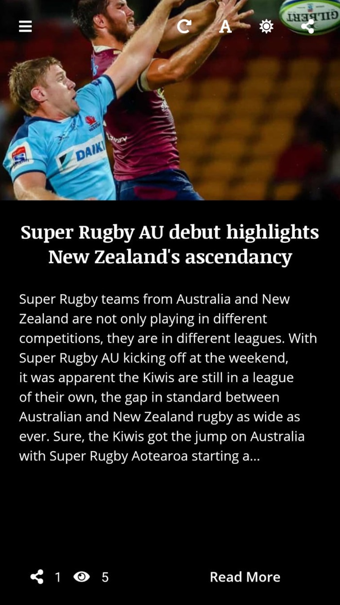 Rugby News, scores  rankings