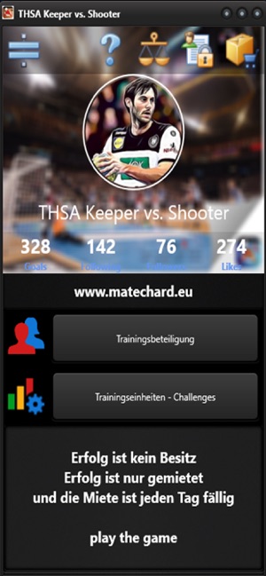 THSATS Training Spieler Keeper