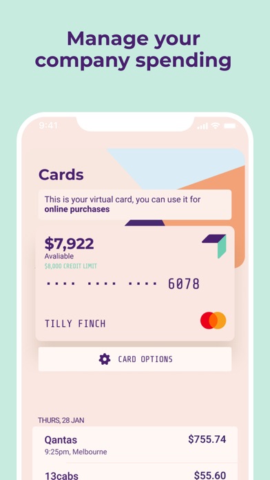 Archa: Business credit cards screenshot 2