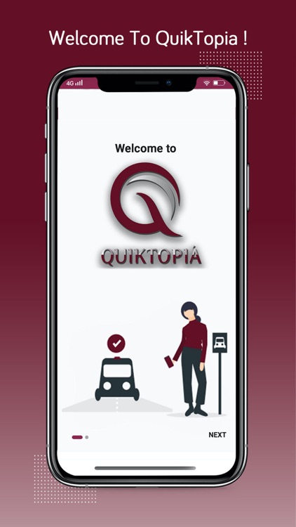 QuikTopia Request a ride