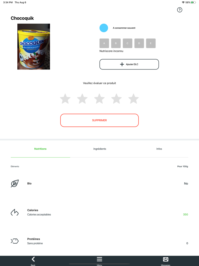 Green Code - Scan de produits
