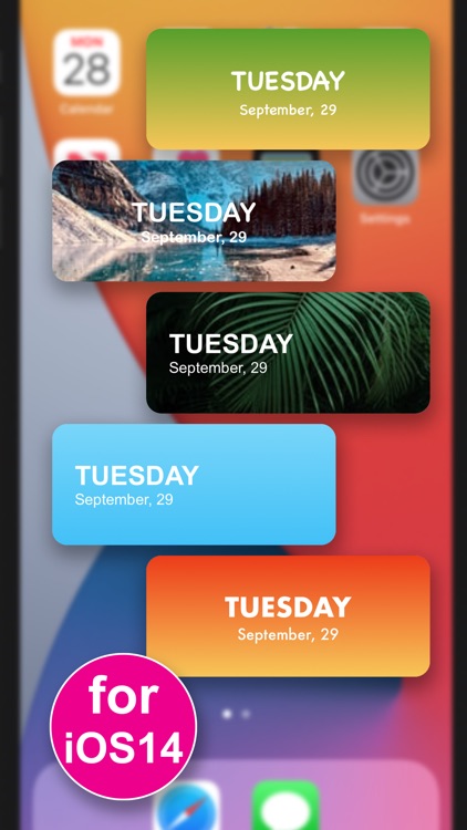 Widgets App - Calendar Widgets