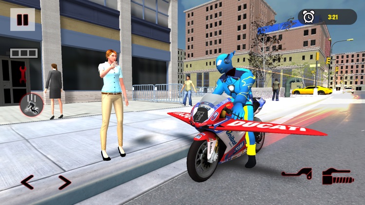 Spider hero Fly Rescue Mission