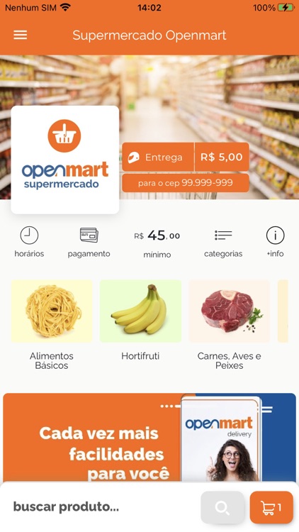 Supermercado Exemplo Openmart