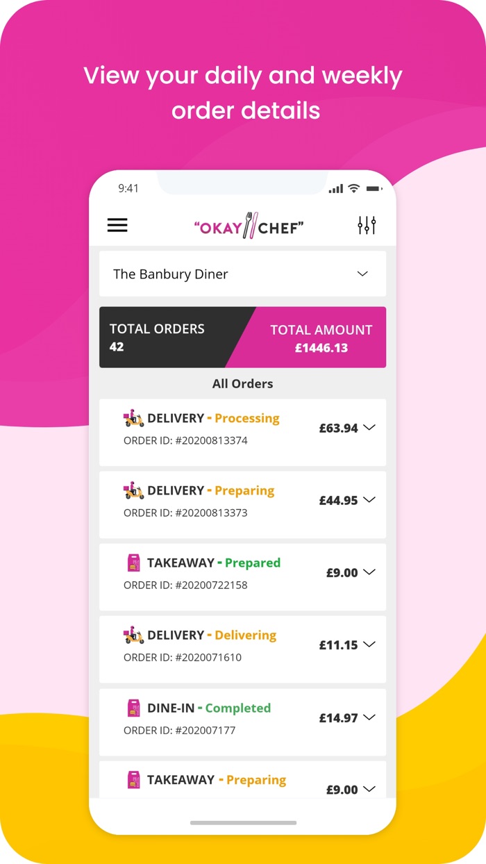 Okay Chef Kitchen App