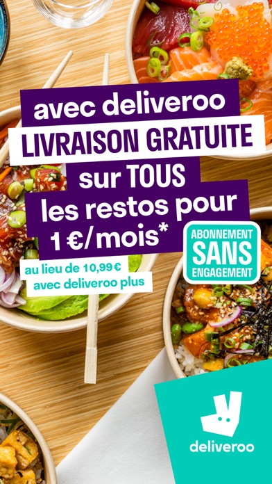 Deliveroo: livraison de plats Deliveroo: livraison de plats