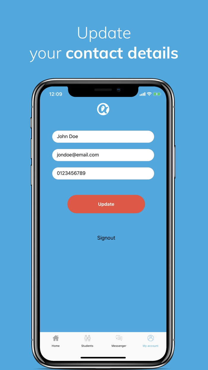 Happy Fish Swimming Lesson