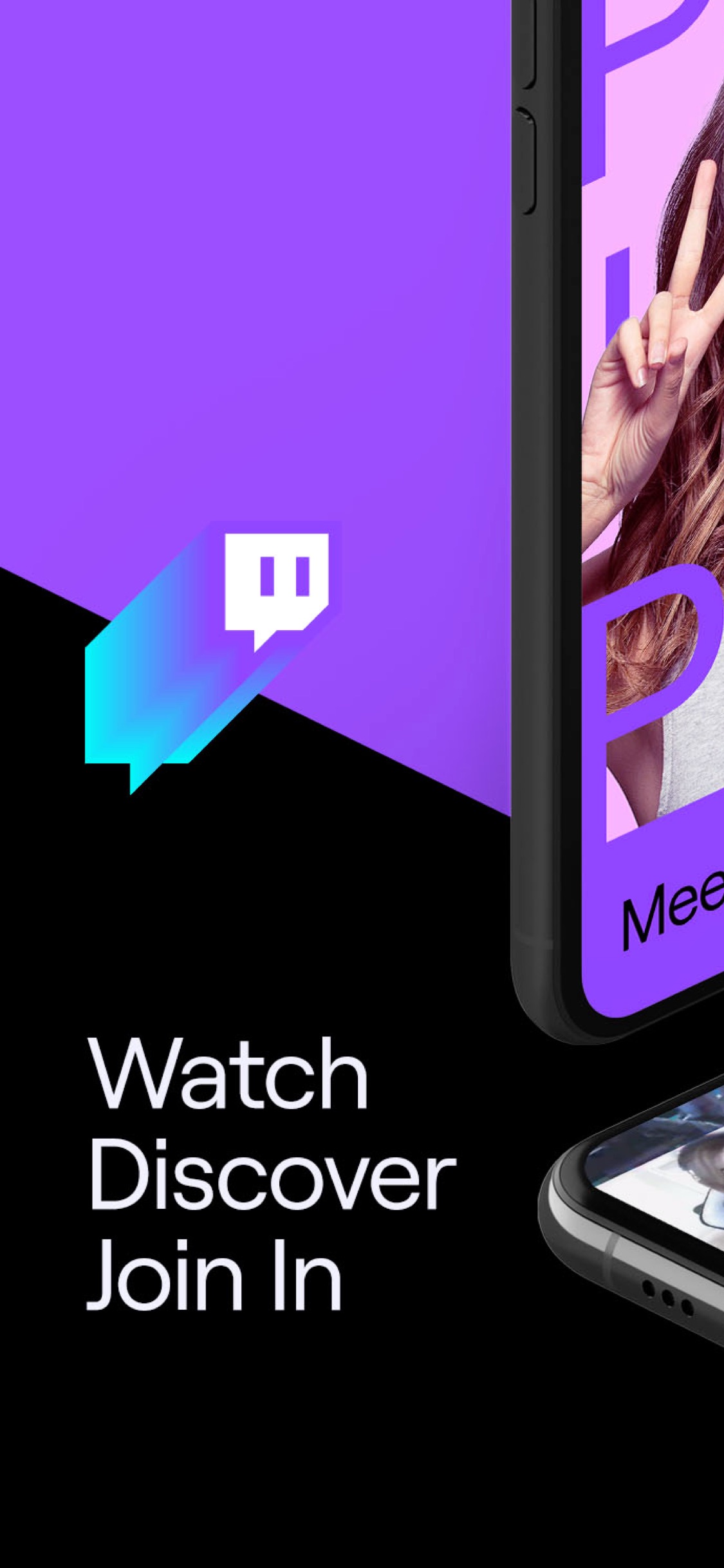 Screenshot do app Twitch