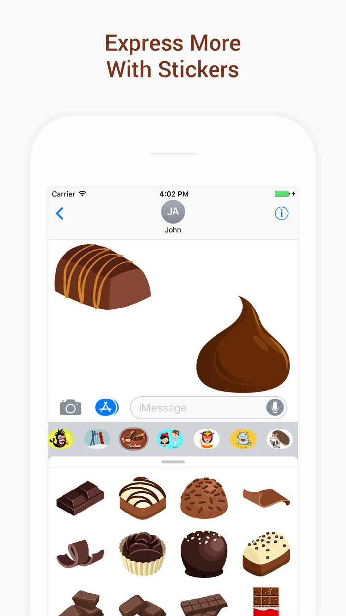 Swiss Chocolate Stickers