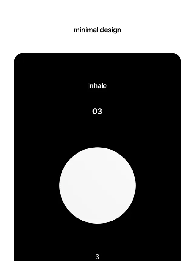 Captura de Pantalla 2 Inhale - Guided Breathing iphone