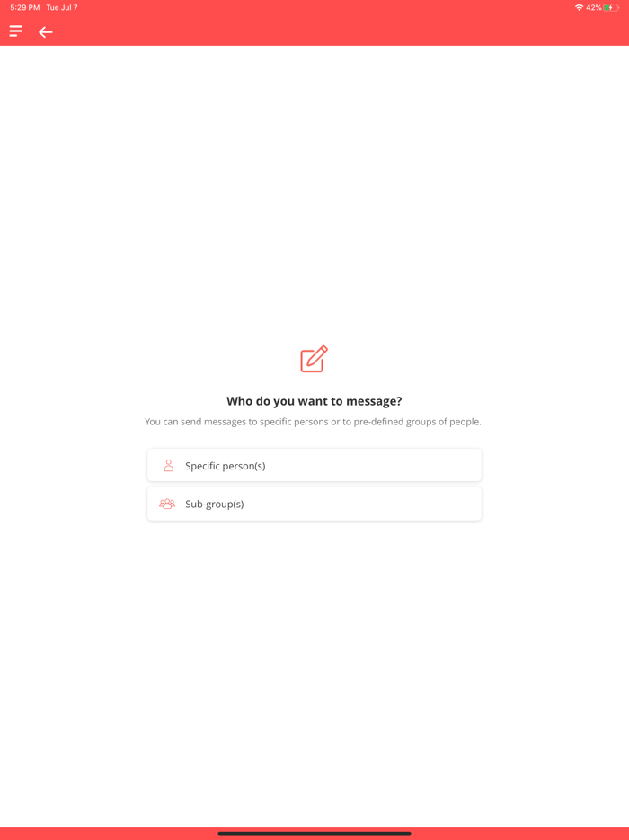 100pins Group Messaging