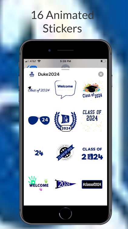 Duke Class of 2024 Stickers