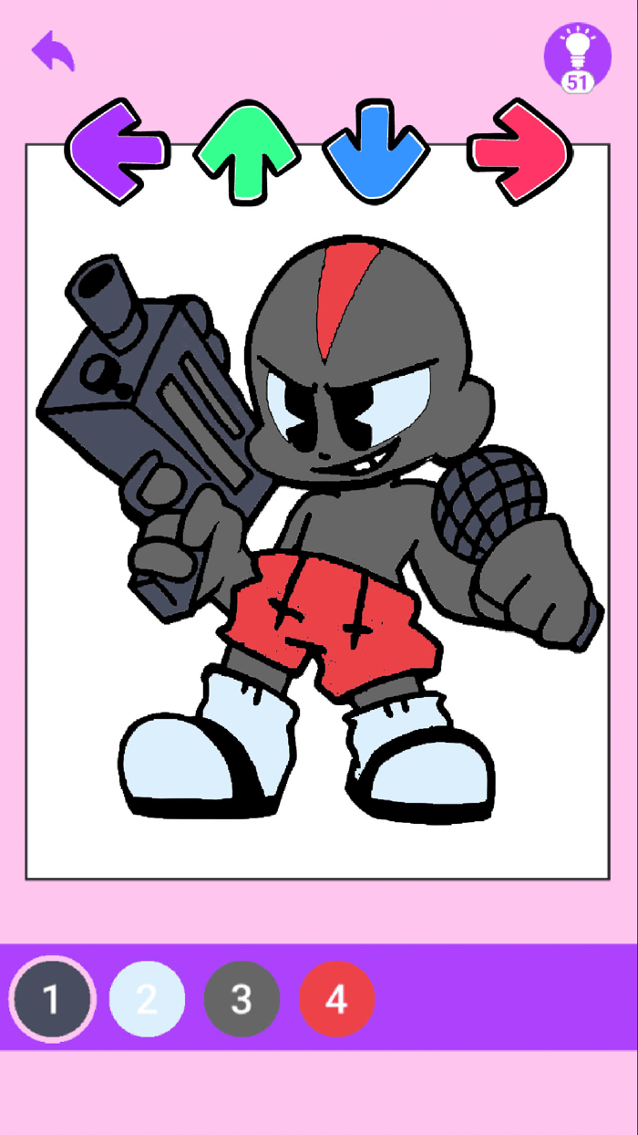 FNF Coloring Arrow Game