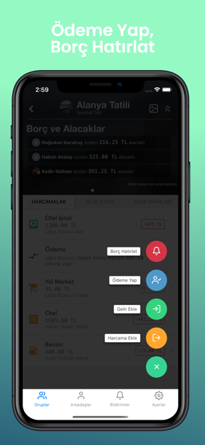 Ortak Hesap - Grup Harcamaları(圖8)-速報App