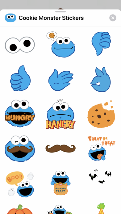 How to cancel & delete Cookie Monster Stickers from iphone & ipad 3