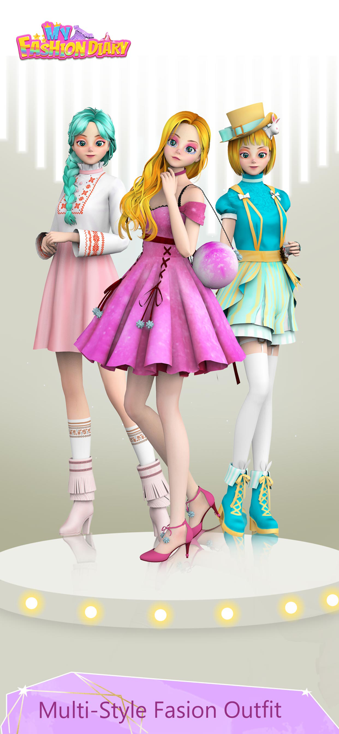 My Fashion Dairy-Dressup Games