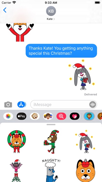 Fun Fact Holiday Stickers