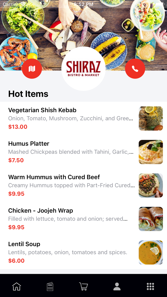 SHIRAZ BISTRO  MARKET