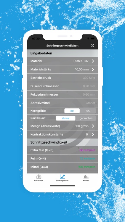 Waterjet-Calculator screenshot-3