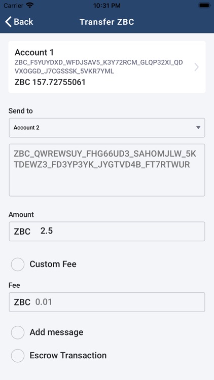 ZooBC Wallet screenshot-5