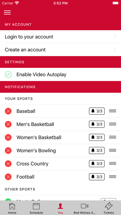 How to cancel & delete A-State Athletics from iphone & ipad 3