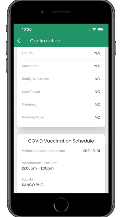 Lagos Vaccine Scheduler