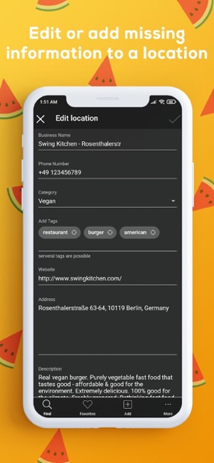 Vegan Finder – Vegetarian Food(圖7)-速報App