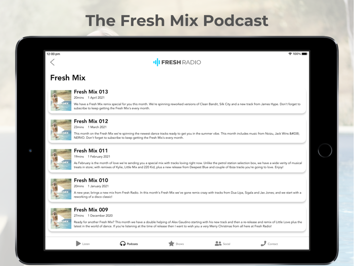 Fresh Radio - UK Radio App
