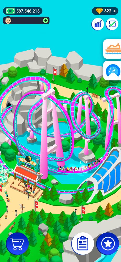 Idle Theme Park Tycoon Game Overview Apple App Store Us - roblox water park tycoon games