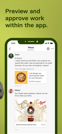 Fiverr app screenshot
