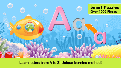 How to cancel & delete Alphabet Aquarium, ABCs Learning, Letter Games A-Z from iphone & ipad 1