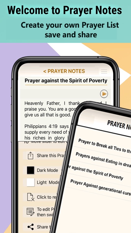 Prayer Notes